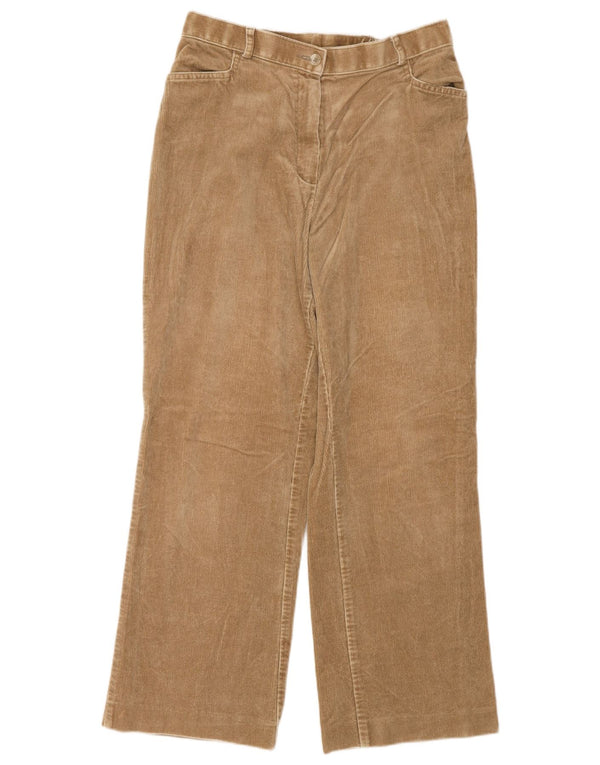 Marks & Spencer Pantalones de pana holgados para mujer UK 40 Medium W30 L28 Bei