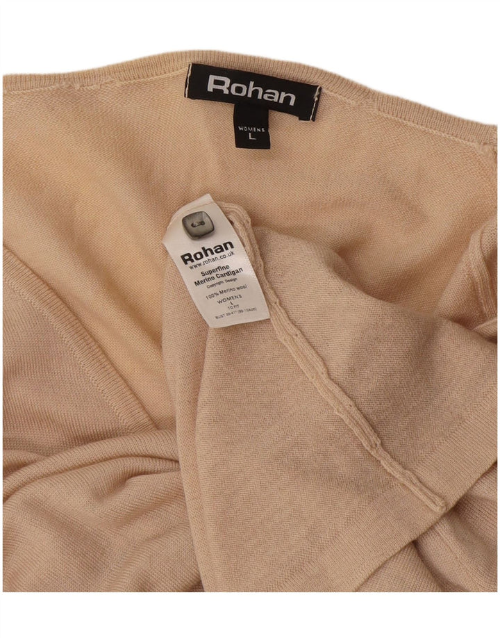 Rohan - Cárdigan para mujer, talla 40, talla grande, color beige