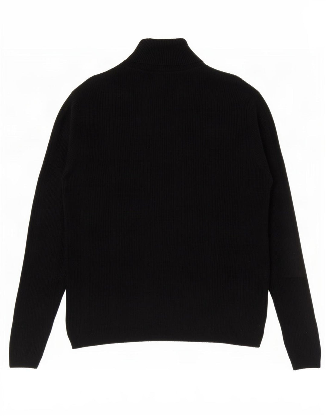 Marks & Spencer suéter con cuello vuelto para mujer, talla M, viscosa negra, Reino Unido 42