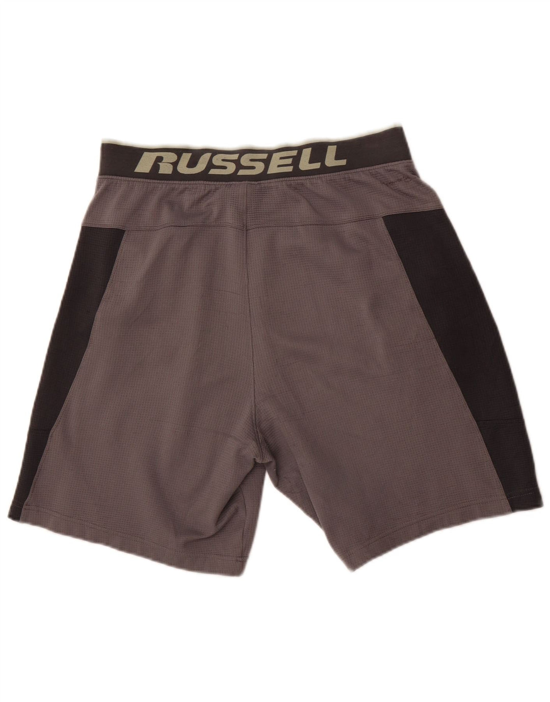 Pantalones cortos deportivos con estampado gráfico para hombre Russell Athletic color gris medio