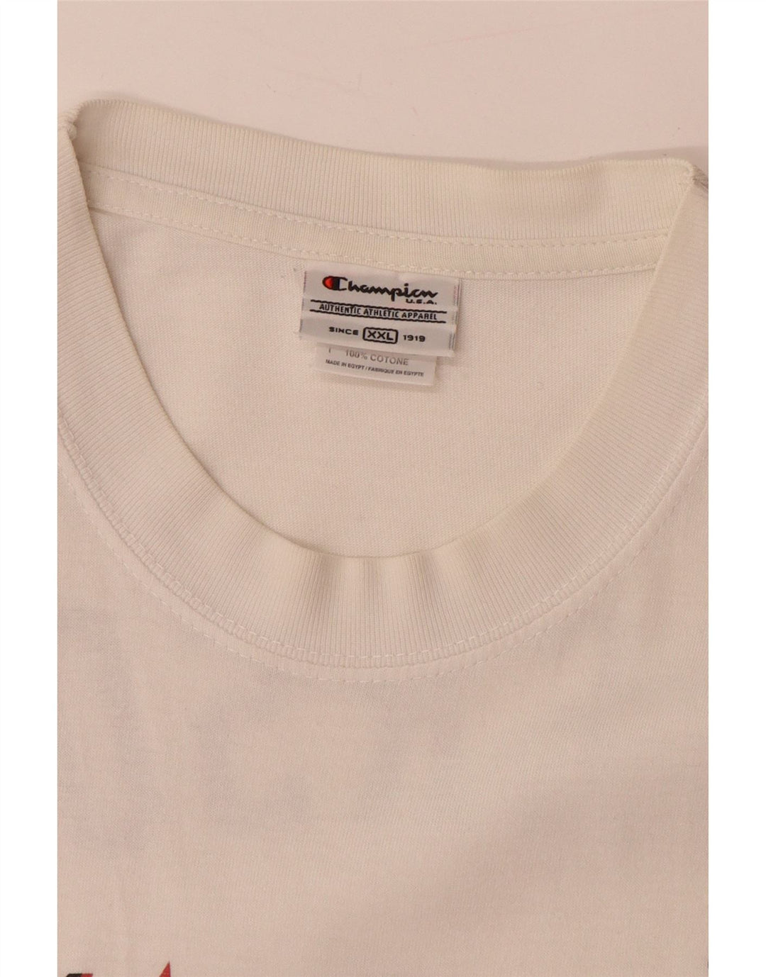 CHAMPION Mens Allen Iverson Philadelphia Graphic Chaleco Top 2XL Off White