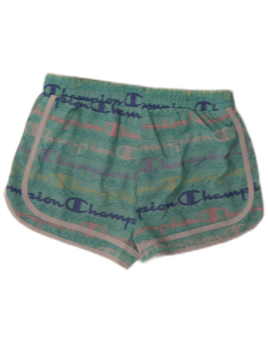 Champion Shorts deportivos con gráfico para niña 14-15 años Verde Poliéster