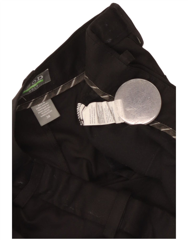 Pantalones cortos chinos Izod para hombre W38 XL Poliéster negro