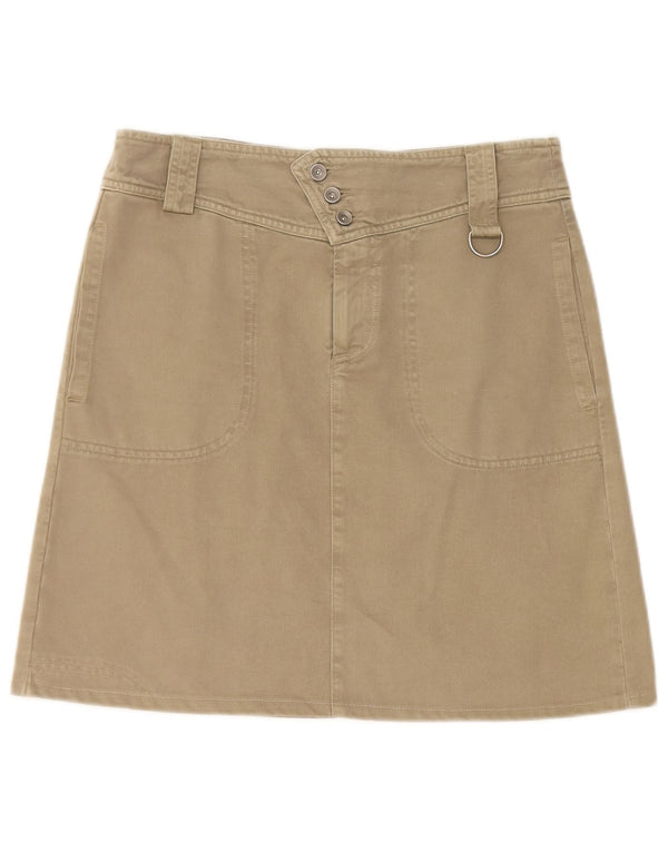 Falda acampanada para mujer Think Pink W28 Algodón beige medio