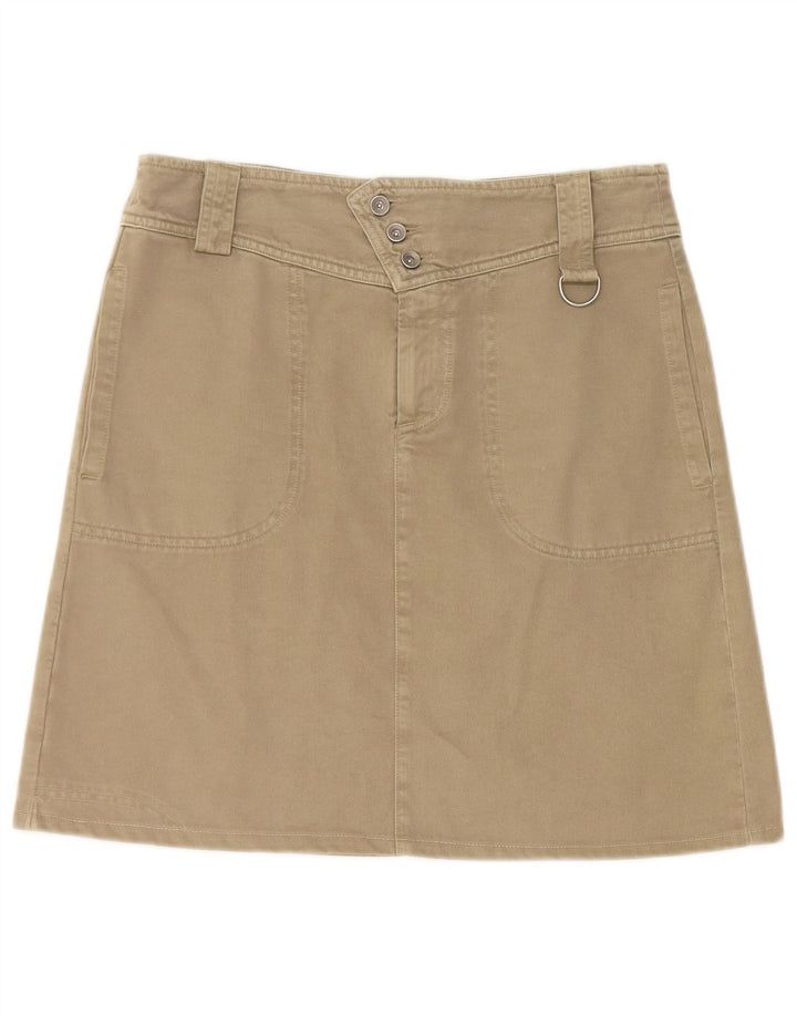 Falda acampanada para mujer Think Pink W28 Algodón beige medio