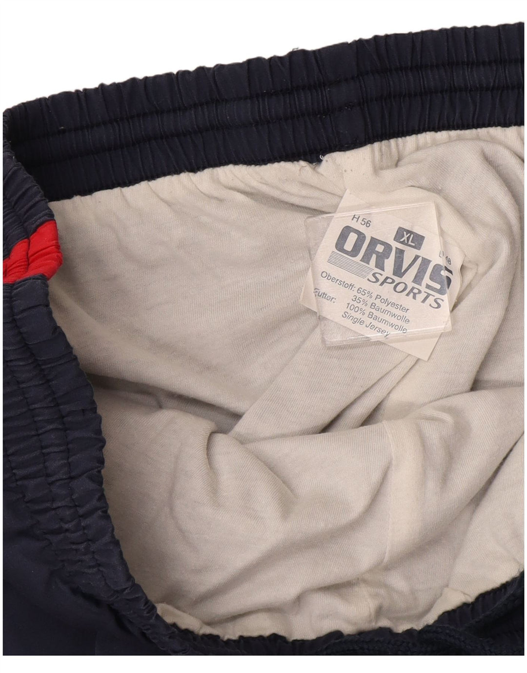 Orvis Hombre Pantalones De Chándal Joggers XL Azul Marino Colorblock Poliéster
