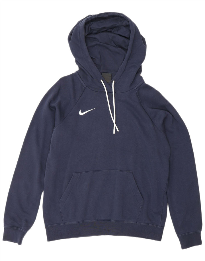 NIKE Hombre Sudadera con Capucha Jumper Small Azul Marino Algodón