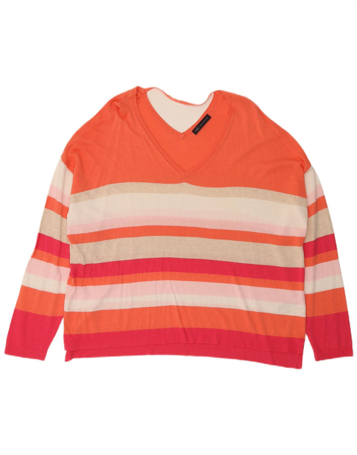 Marks & Spencer Suéter con Cuello en V para Mujer UK 24 4XL Multicolor