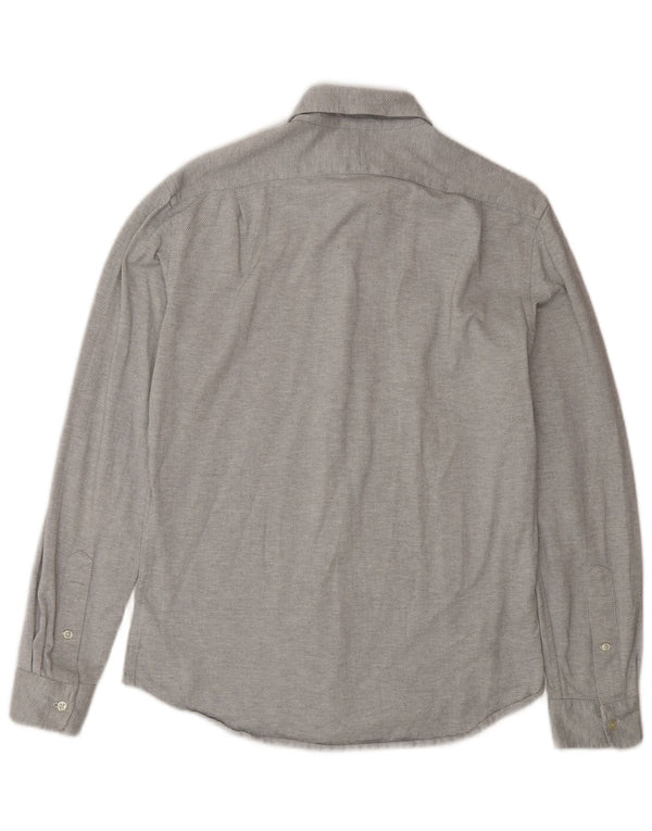 Polo Ralph Lauren Camisa de vestir para hombre Camisa de franela Espiga gris medio