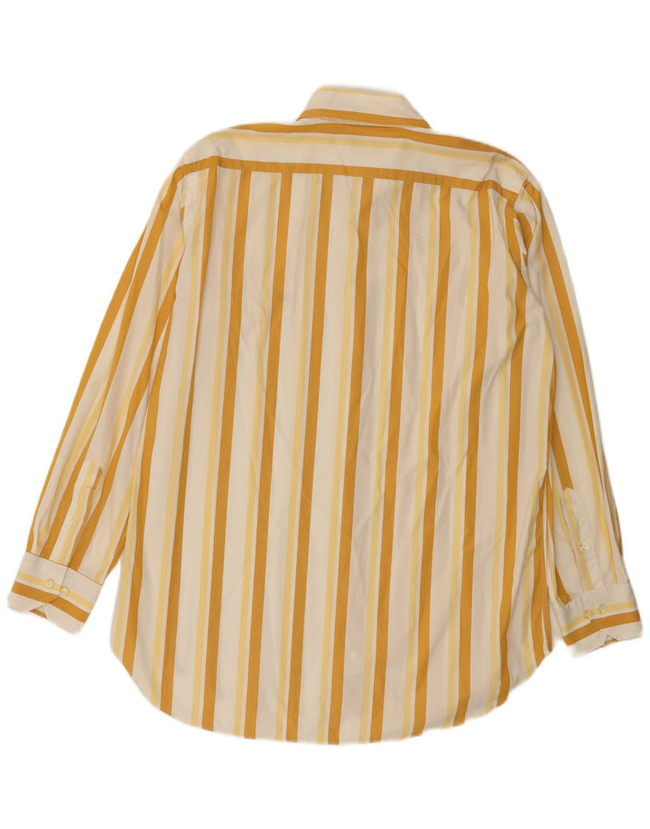 Camisa Etro Hombre Talla 42 Algodón Rayas Amarillas Grande