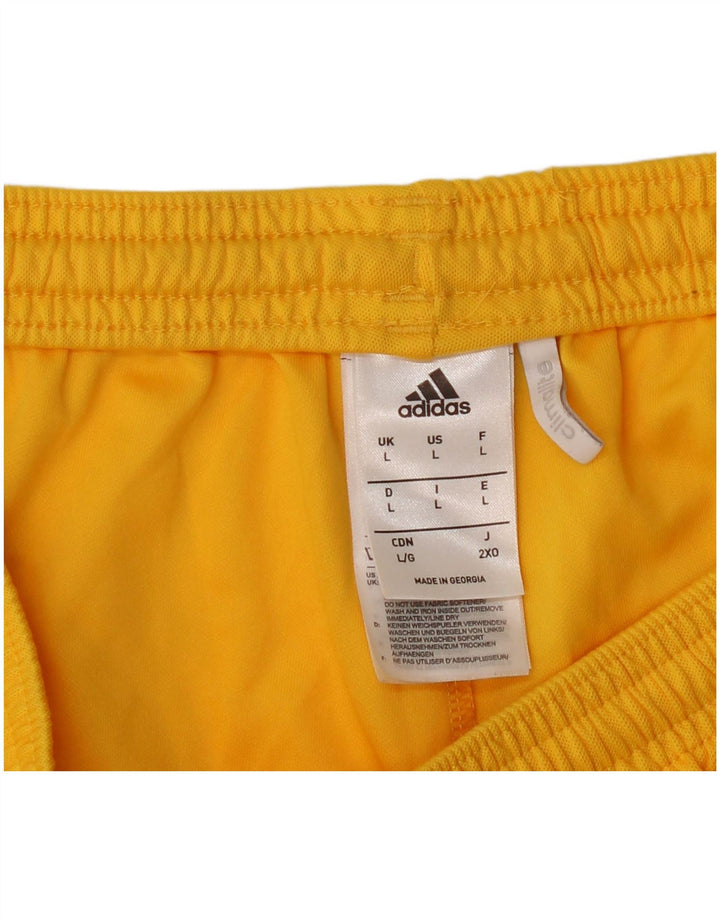 Adidas Mens Climalite Sport Shorts Grande Amarillo Poliéster