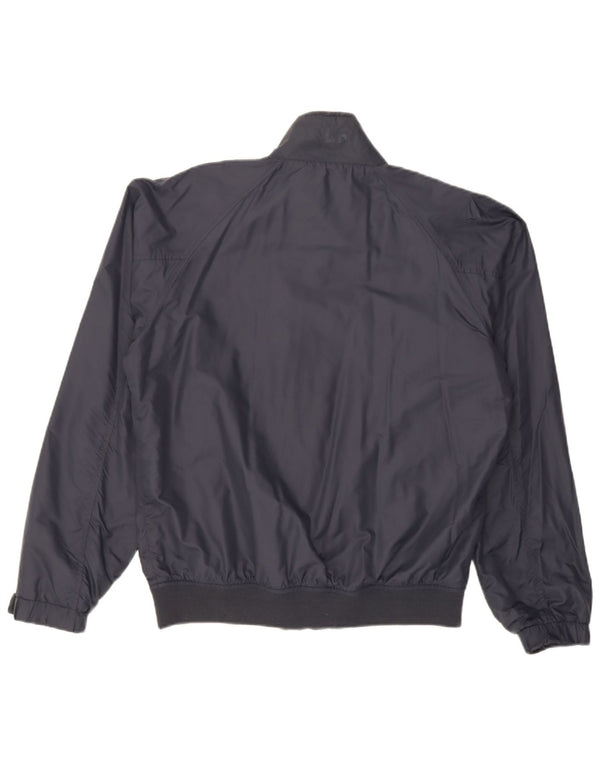 Woolrich Chaqueta cortavientos para hombre UK 40 Large Nylon azul marino