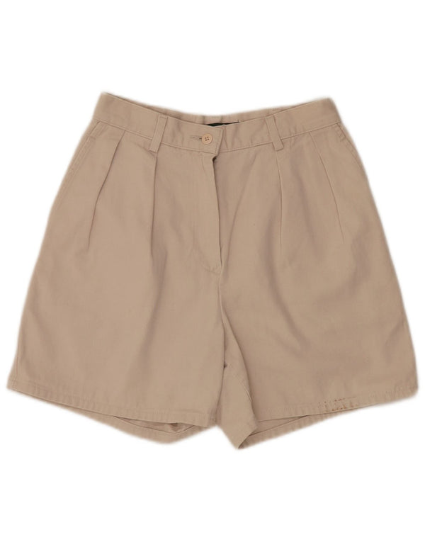 J. Crew Pantalones cortos casuales con cintura alta para mujer US 6 Medium W25 Algodón beige