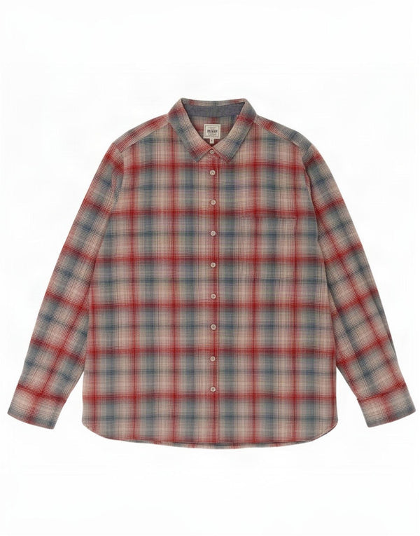 Camisa de franela para mujer Fat Face ES 34 4XL Algodón a cuadros multicolor