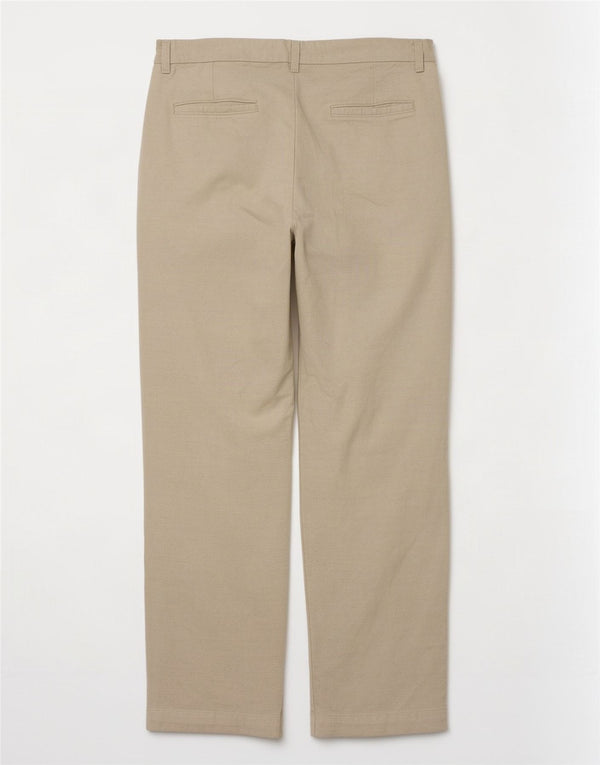 Pantalones chinos rectos vintage para hombre W32 L30 Beige