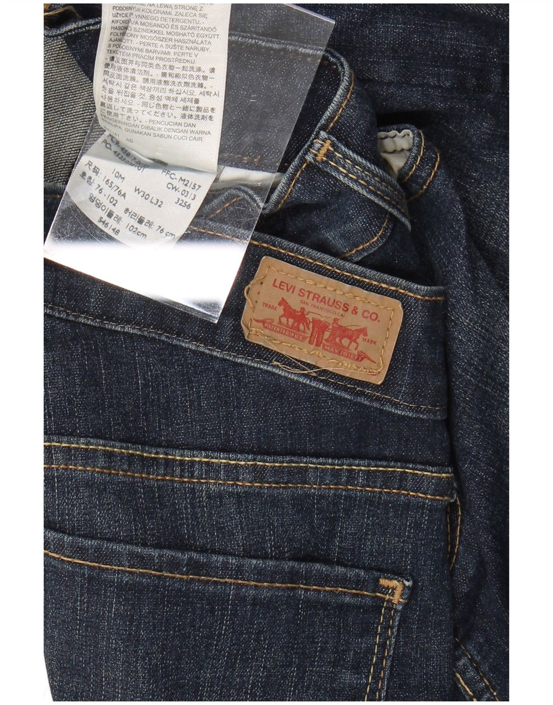 LEVI'S Jeans ajustados con legging corto para mujer W30 L26 Algodón azul