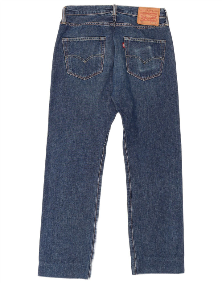 Levi's Hombre 501 Vaqueros Rectos W30 L28 Algodón Azul Marino