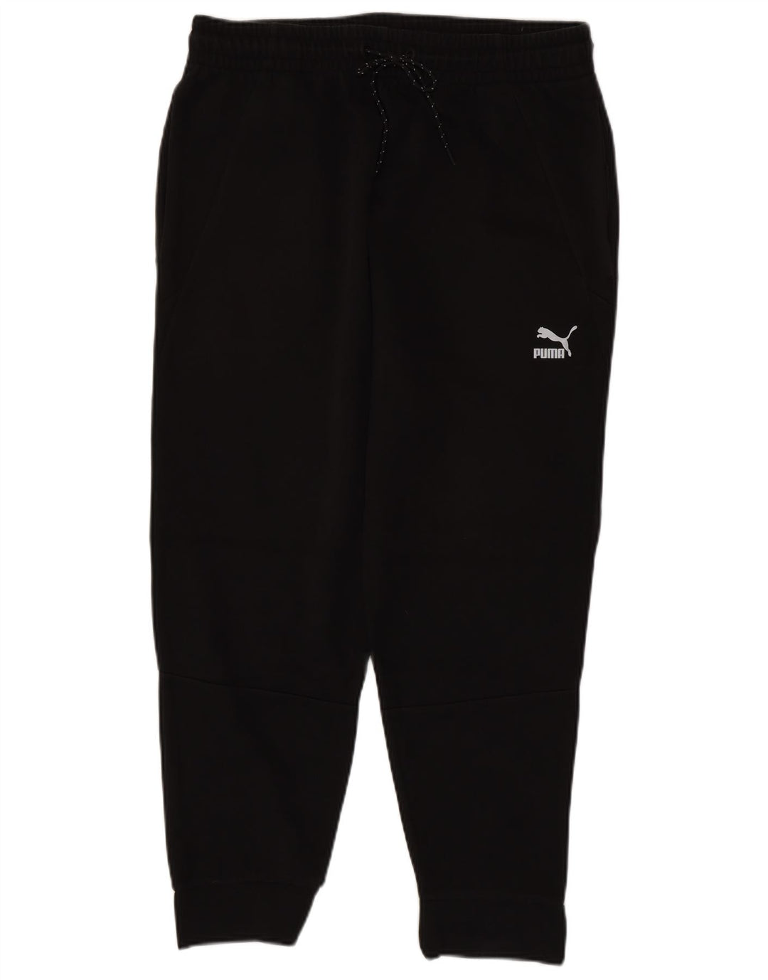 PUMA Pantalones de chándal para hombre Joggers Large Black Cotton