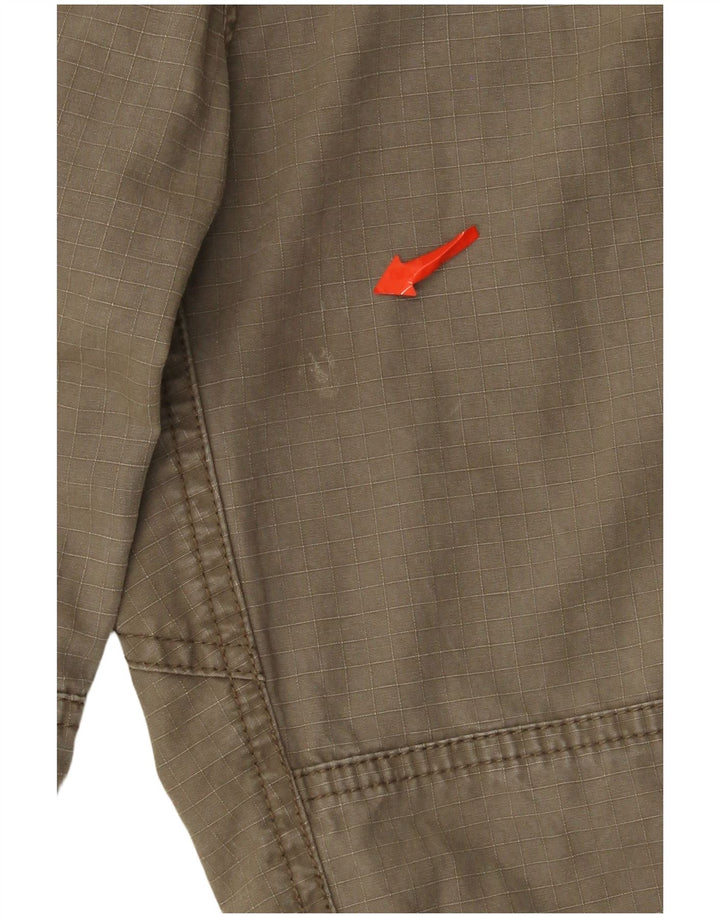 Jesse James Pantalones Cortos Cargo para Hombre Grande W34 Algodón Beige