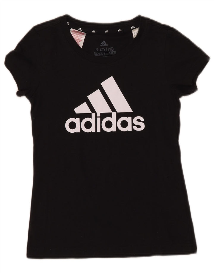 ADIDAS Camiseta gráfica para niño 9-10 años Negro Algodón
