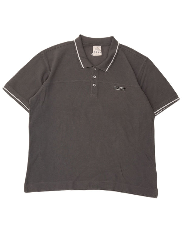 Adidas Polo Hombre XL Gris Algodón