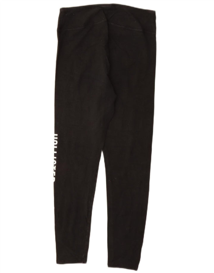 HOLLISTER Leggings gráficos para mujer Reino Unido 44 Grande Algodón negro
