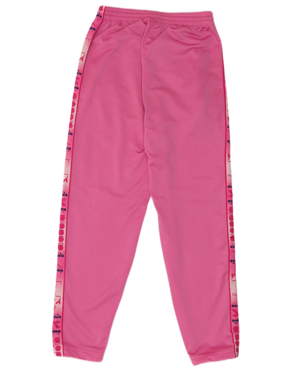 Diadora Pantalón De Chándal Gráfico Mujer UK 44 Medium Pink