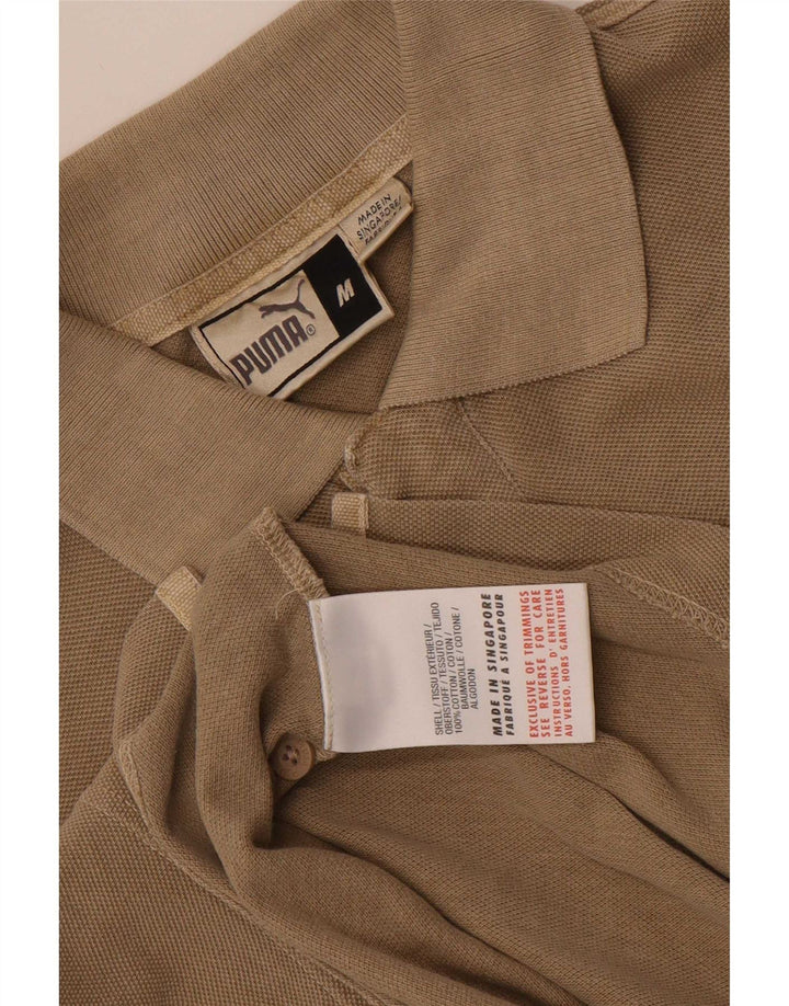 Polo Puma Hombre Algodón Beige Medio