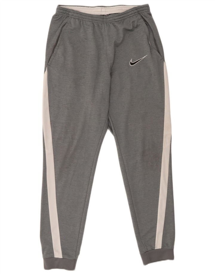 Nike Hombre Dri Fit Pantalones De Chándal Joggers Gris Medio Colorblock