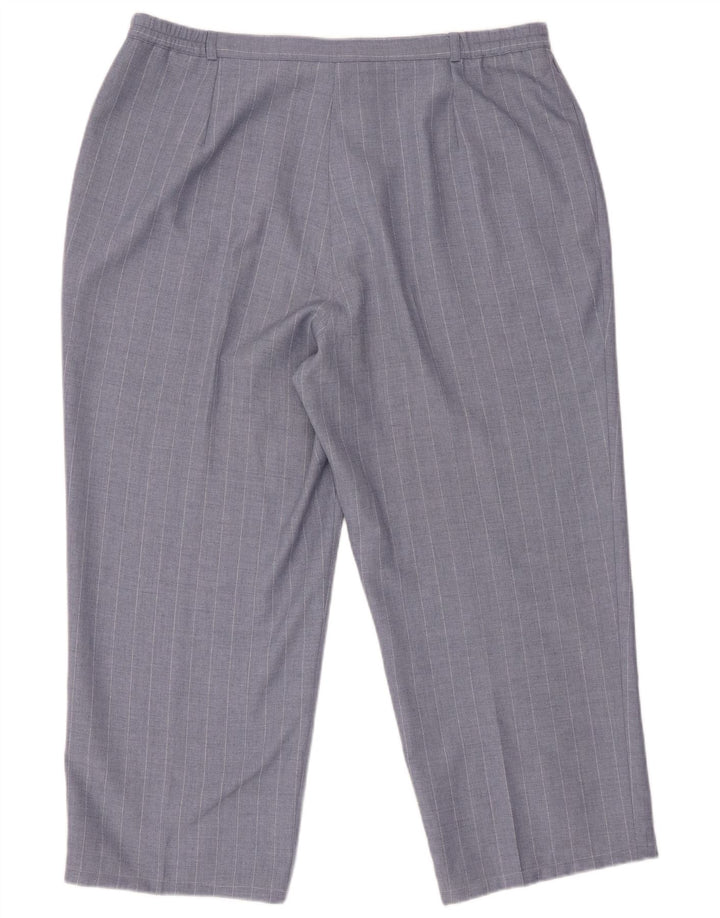 CALLE. BERNARD Pantalones cortos de cintura alta para mujer UK 20 2XL W34 L24 Azul