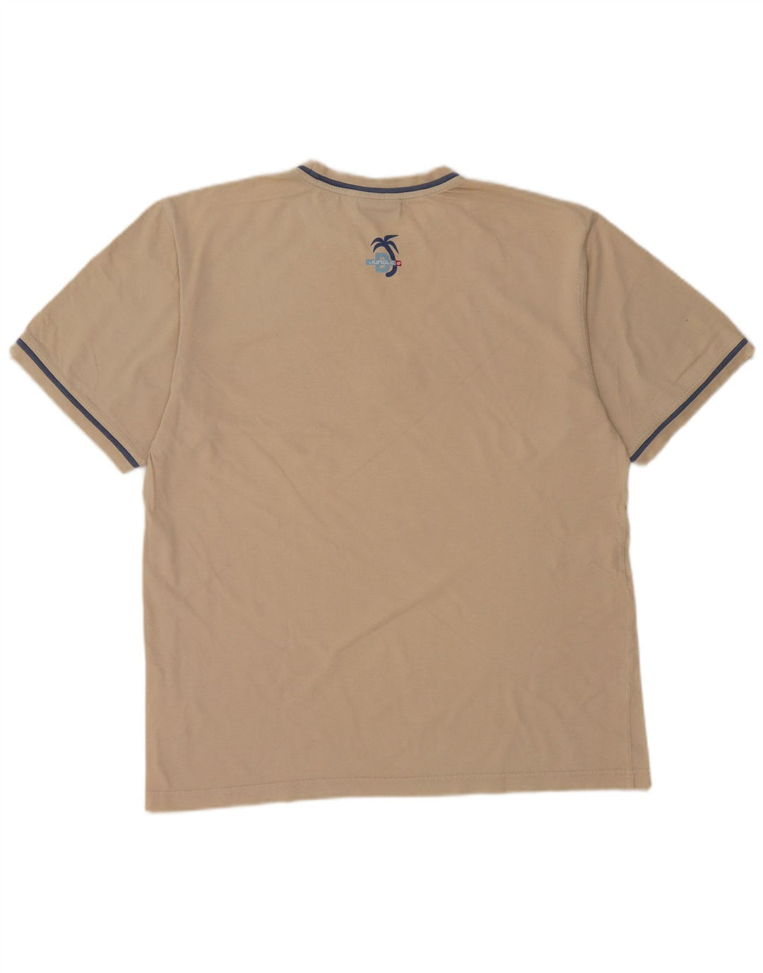 LOTTO Camiseta Gráfica Hombre Top Algodón Beige Medio