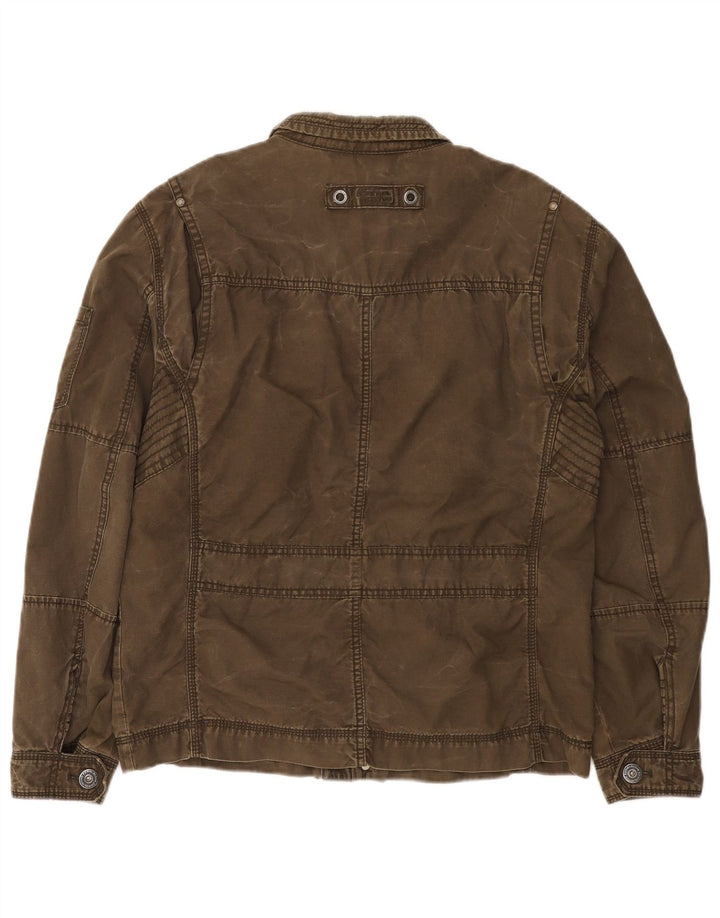 Camel Active Chaqueta utilitaria para hombre UK 38 Medium Khaki