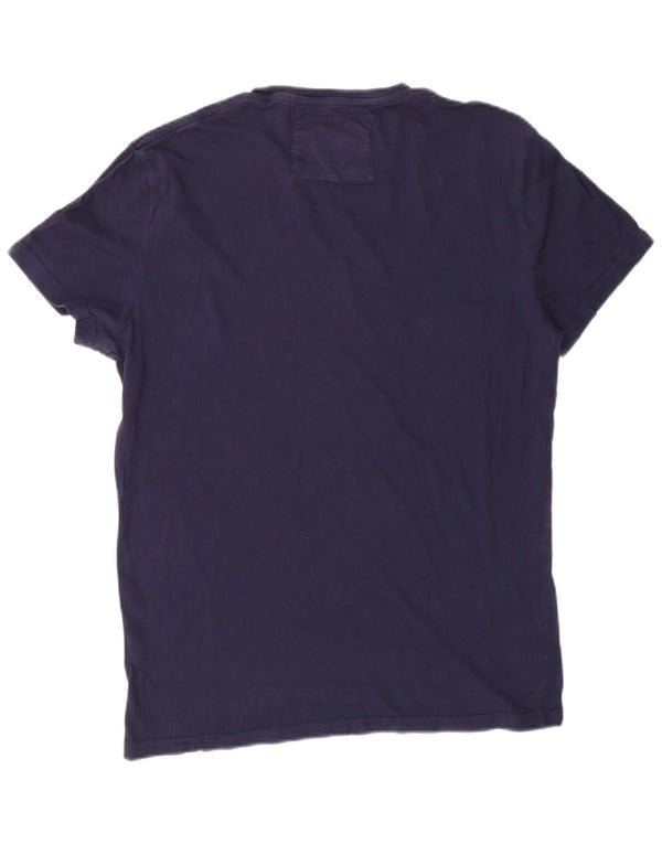 Jack Wills Camiseta gráfica para hombre Top XS Algodón azul marino