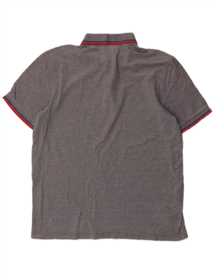 Fred Perry Polo Para Hombre De Algodón A Rayas Gris Grande