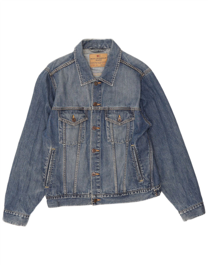 Marks & Spencer Chaqueta vaquera para hombre UK 38 Algodón azul medio
