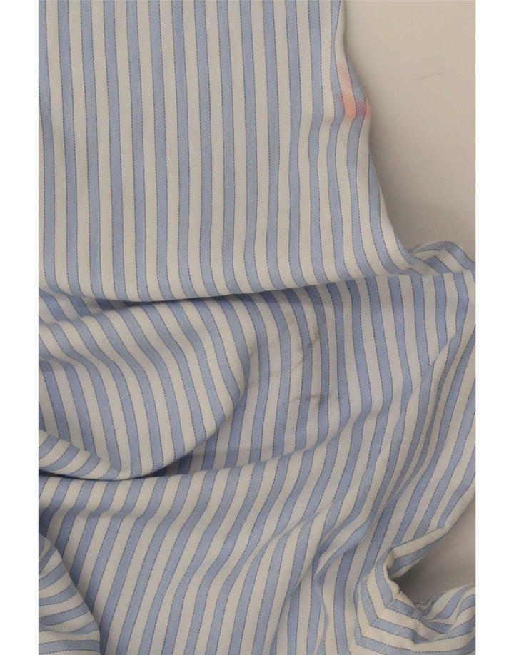 Camisa Ellesse Hombre XL Algodón Rayas Azul