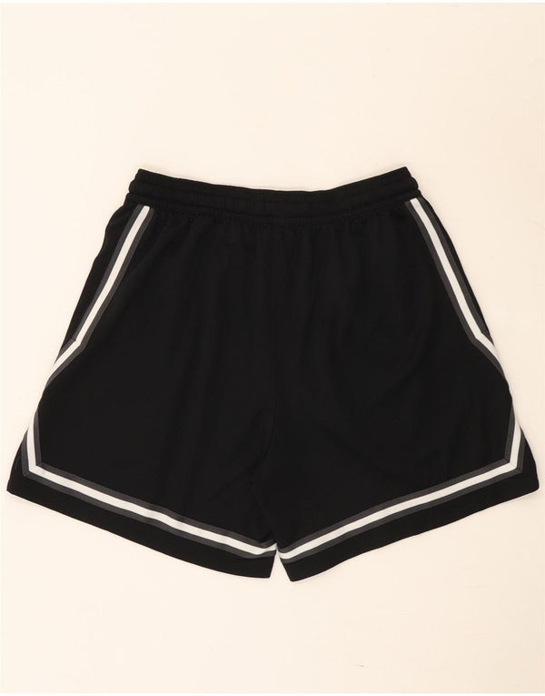 Nike Brooklyn Nets - Pantalones cortos deportivos para hombre, talla grande, color negro, a rayas