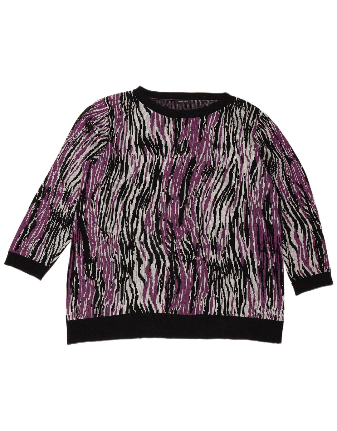 Florela Rubino Suéter de cuello redondo para mujer UK 40 Mediano Multicolor