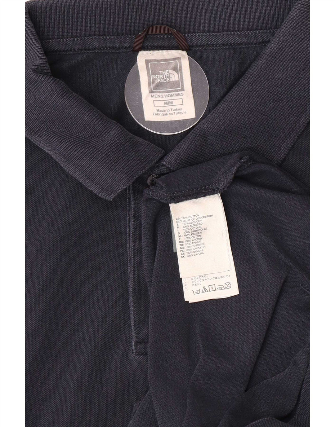 Polo The North Face Hombre Algodón Azul Marino Mediano
