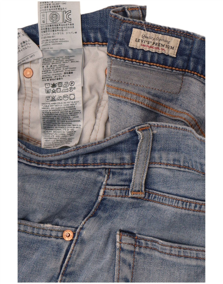 Levi's Hombre 511 Slim Jeans W32 L34 Algodón Azul