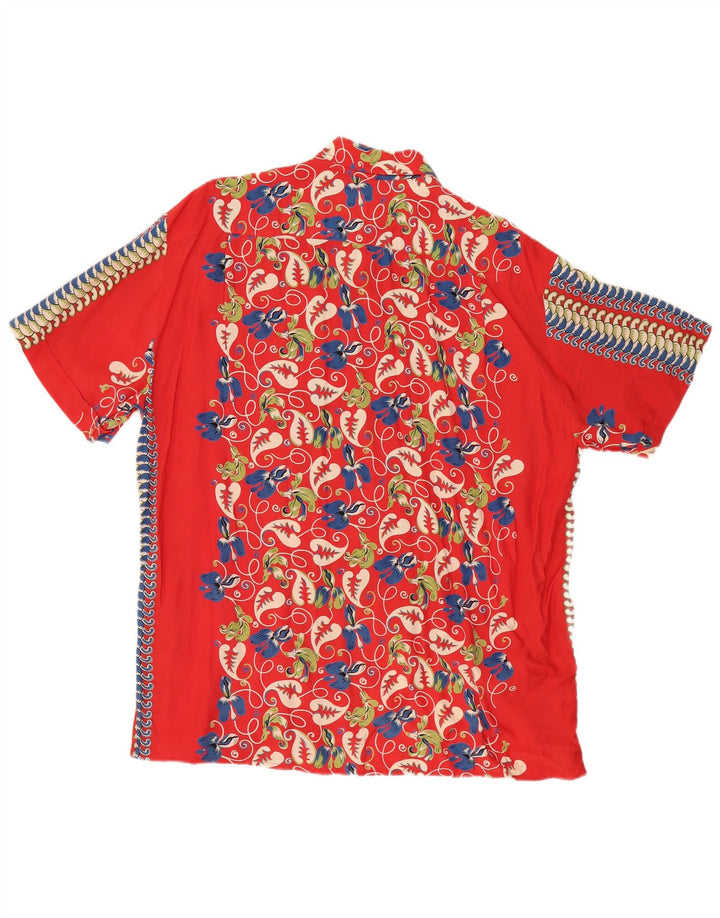 Camisa de manga corta para hombre Ciao Large Red Paisley