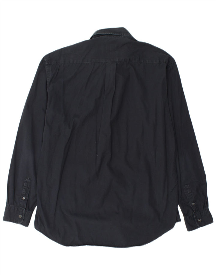 Camisa Calvin Klein Jeans Hombre Grande Algodón Negro