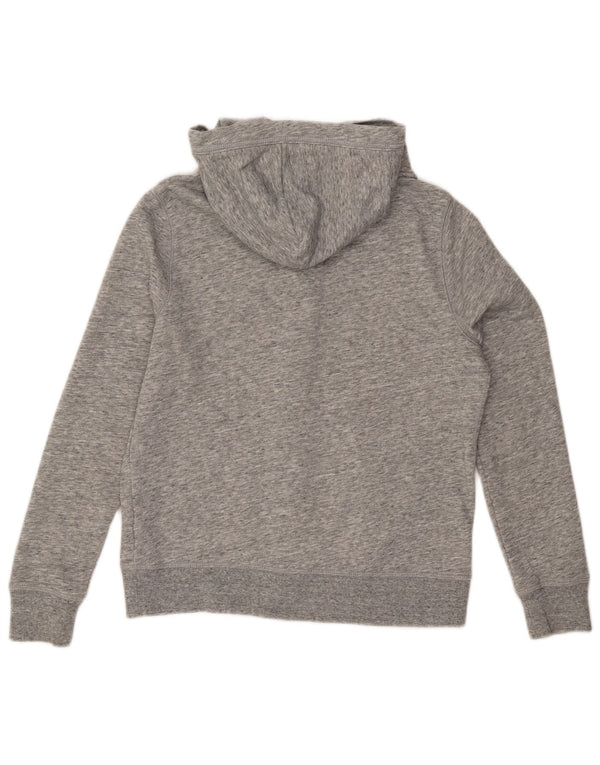 TOMMY HILFIGER Suéter con capucha y cremallera extragrande para mujer UK 10 Small Grey