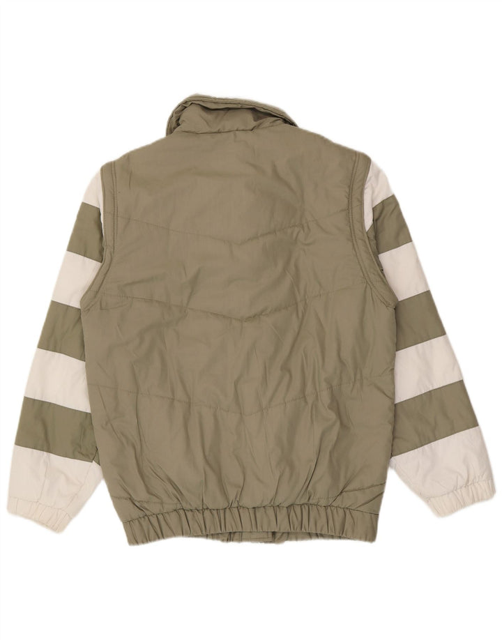 C&A Chaqueta acolchada Rodeo para mujer EU 38 Poliéster a rayas verde medio