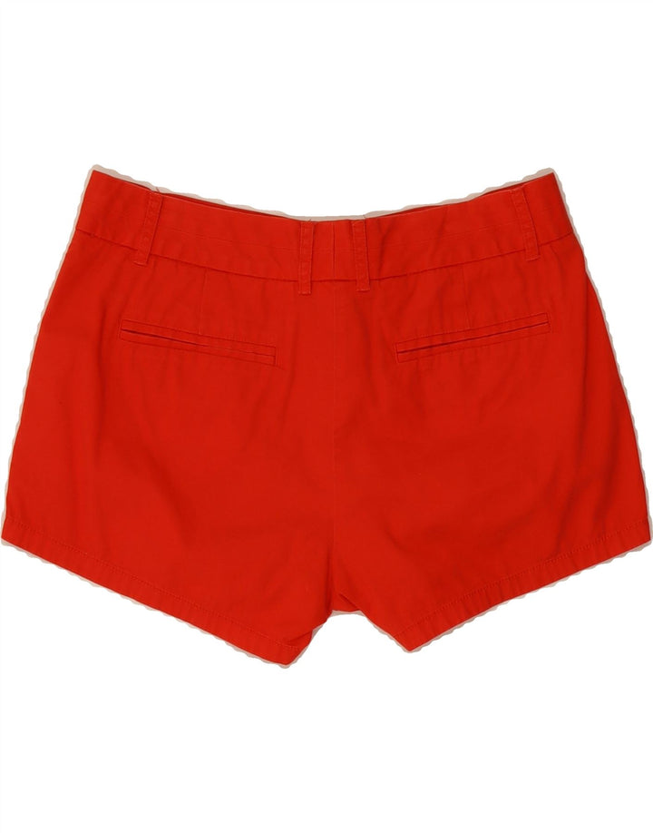 J. CREW Womens Broken In Chino Shorts US 6 Medium W30  Red Cotton Vintage J. Crew and Second-Hand J. Crew from Messina Hembry 
