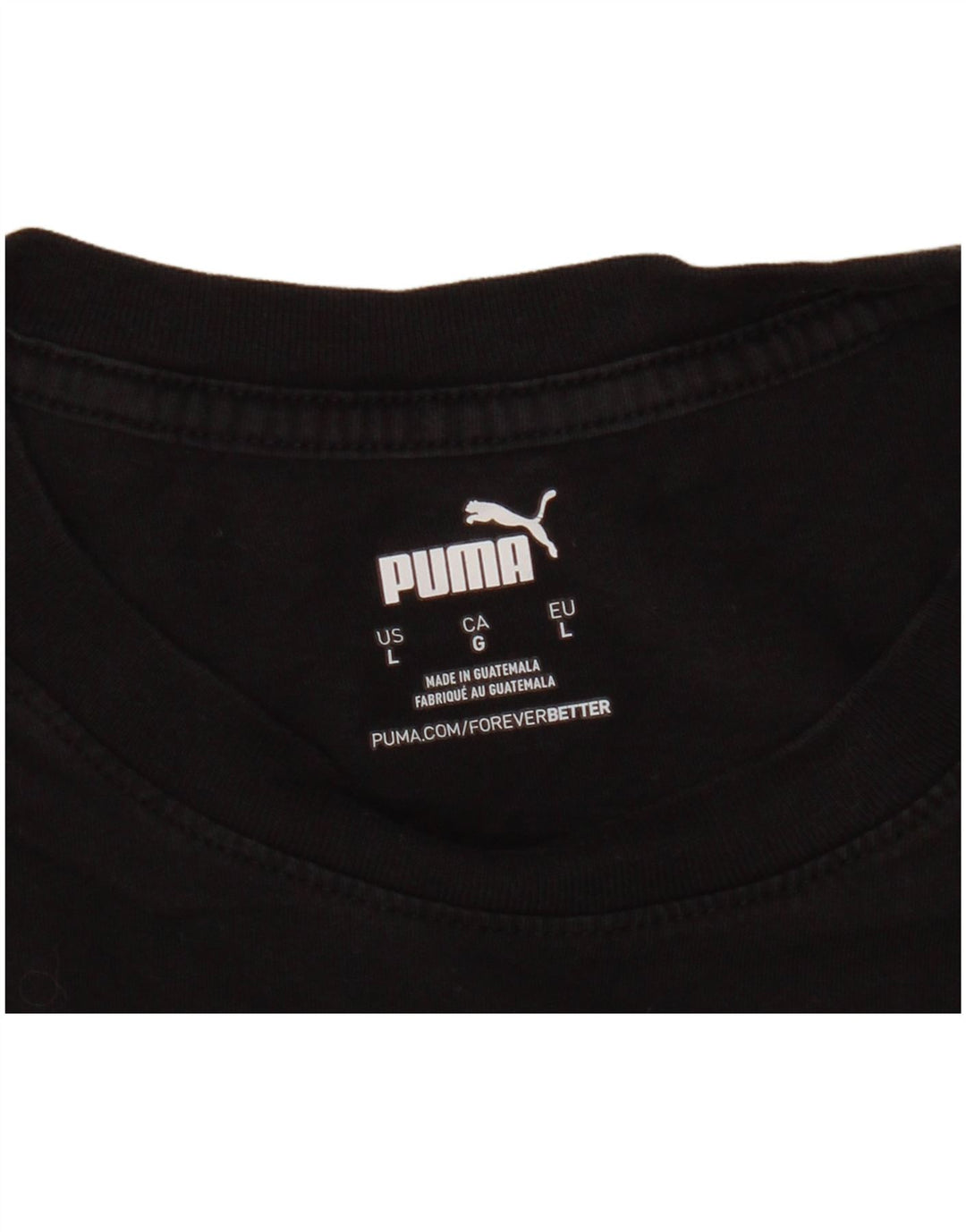 Puma - Camiseta gráfica para hombre, talla grande, color negro