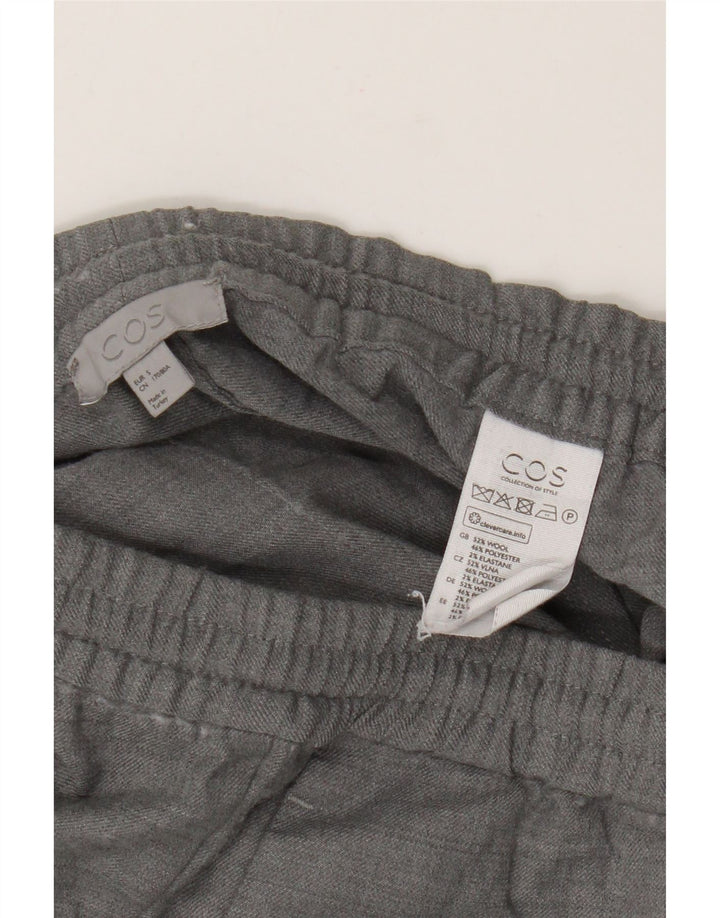 Cos Mens Joggers Cargo Pantalones Pequeños W29 L27 Lana Gris