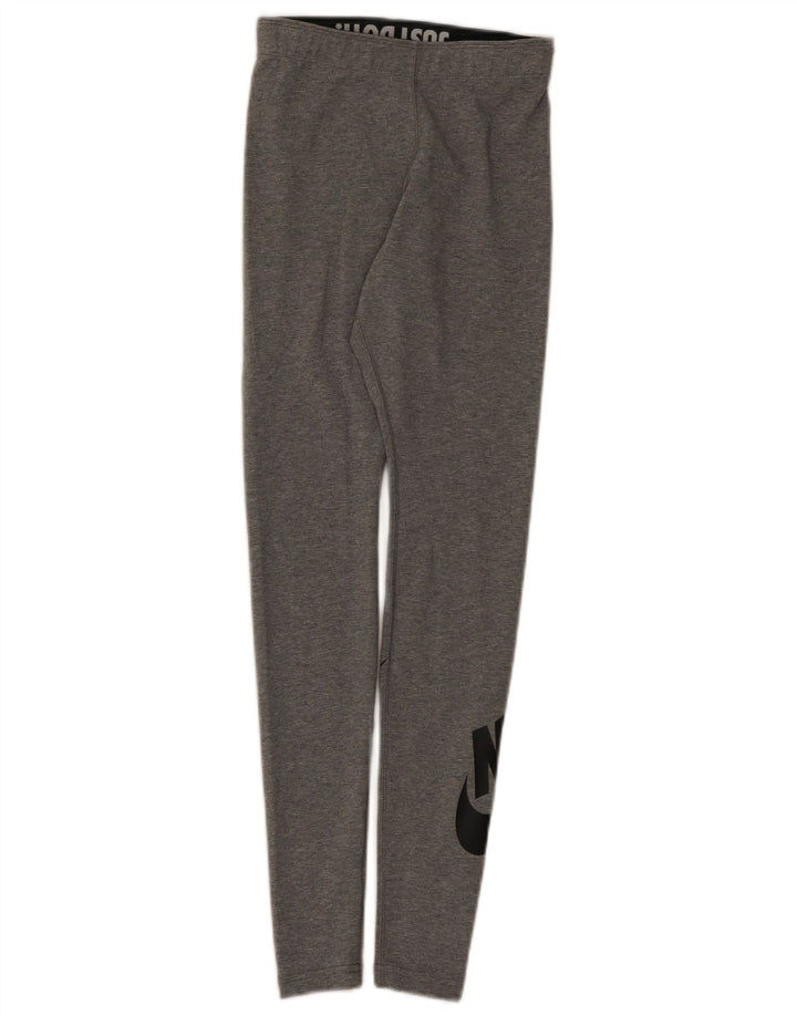 Nike Leggings gráficos para mujer UK 4 XS Gris