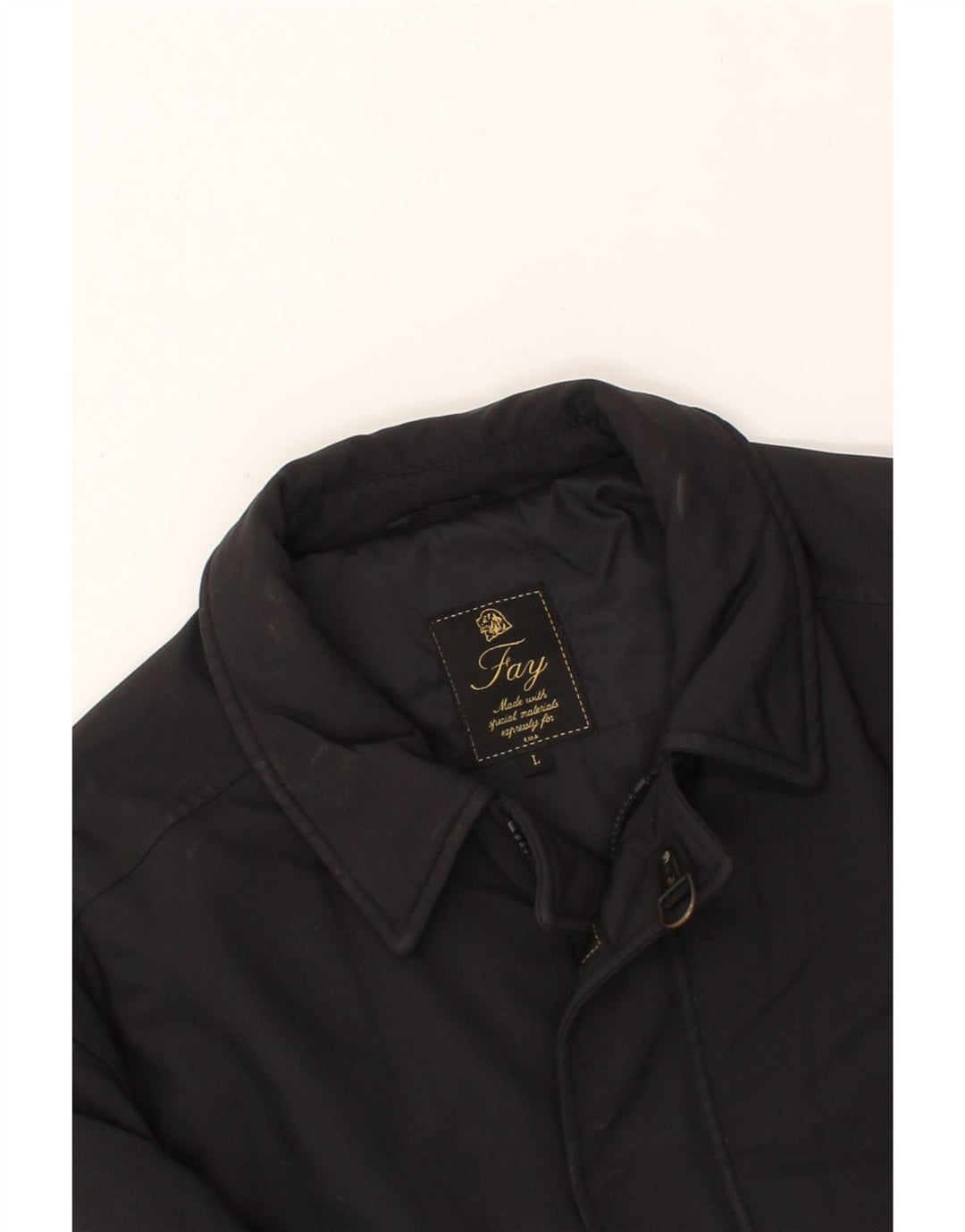 FAY Mens Utility Jacket UK 40 Large Black Vintage Fay and Second-Hand Fay from Messina Hembry 