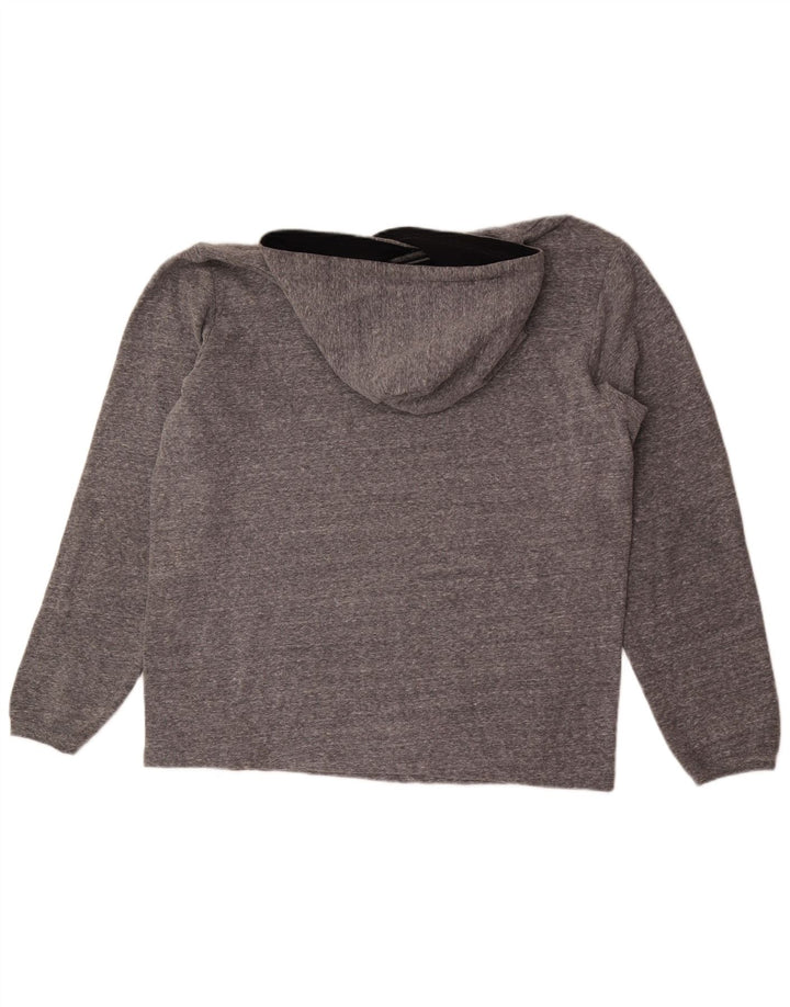 Hurley Hombre Graphic Sudadera Con Capucha Jumper Grande Gris Algodón